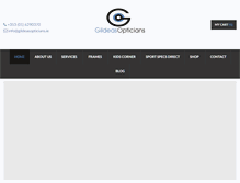 Tablet Screenshot of gildeasopticians.ie